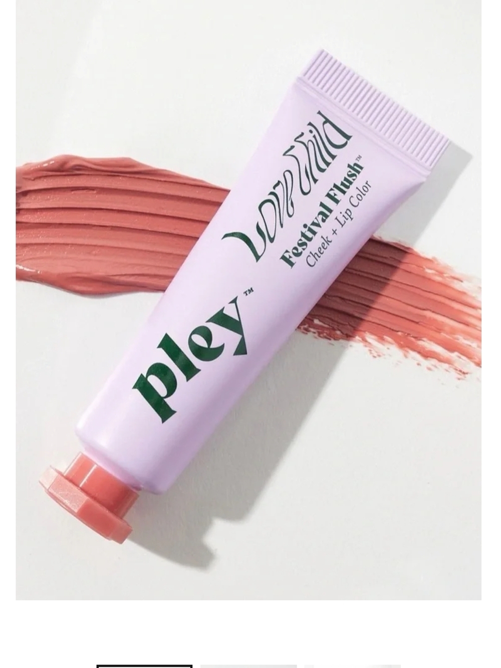 Pley Wild Festival Flush Cheek + Lip Color — Peachy Coral